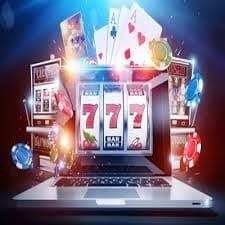 Three Card Poker table on nomor pakong showing dealer hand and player position
